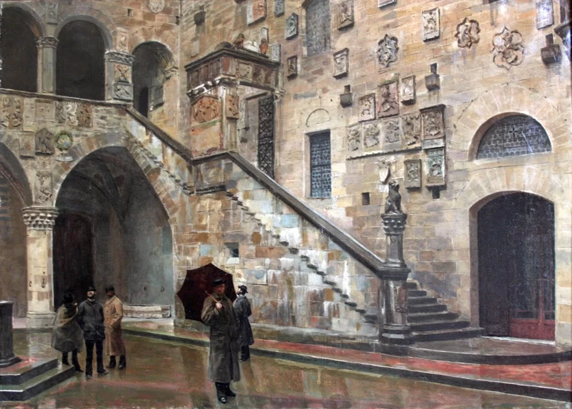 Il Cortile del Bargello, 1881